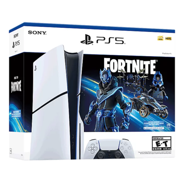 PlayStation 5 CD Edition Console Fortnite Cobalt Star Bundle (Global Version) Slim 1TB