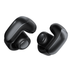 Bose Ultra Open Earbuds, Immersive OpenAudio Earbuds for Running & Awareness, Clip-On Comfort, 48H Battery Life, Black