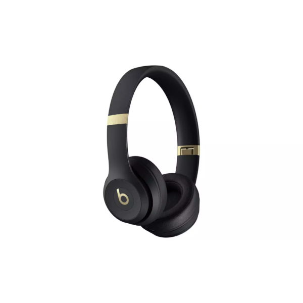 Beats Solo 4 True Wireless On-Ear Headphones, Spatial Audio, 50H Battery, USB-C, Flex-Grip Headband, UltraPlush Cushions, Black Gold - Image 5
