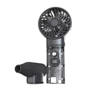 Violent Fan II 2-in-1 Turbo Fan with USB Rechargeable Battery, Compact Cooling for Summer