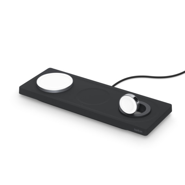 Belkin BOOSTCHARGE PRO 3-in-1 Wireless Charging Pad with MagSafe, Black