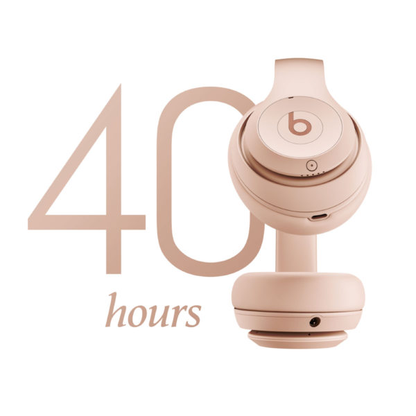 Beats Studio Pro x Kim Kardashian, Bluetooth Noise Cancelling Headphones, Spatial Audio, 40H Battery, USB-C, Moon - Image 4