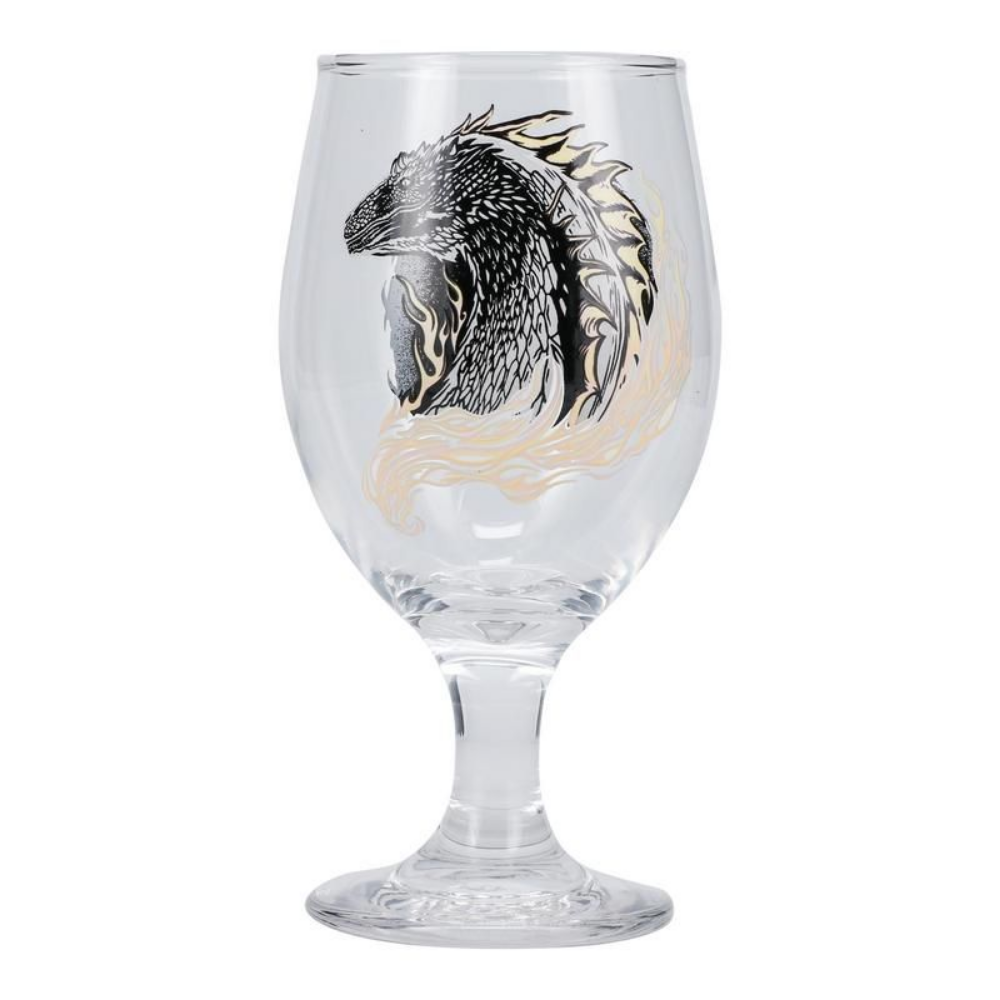 Paladone House of the Dragon Color Change Glass Goblet 350ml, Official Game of Thrones Merchandise & Gift