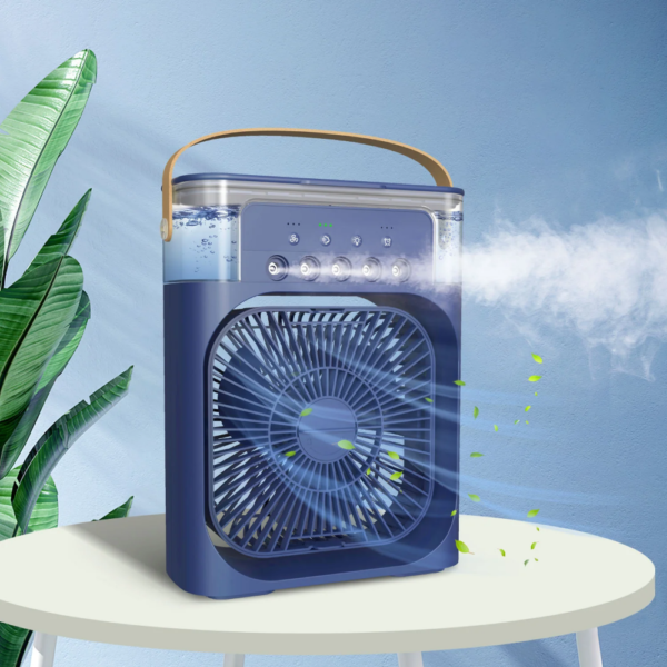Portable Air Cooler Fan 3 in 1, Air Cooler Humidifier with USB Night Light, 3 Speeds Mini Portable Ac for Bedroom Home Office Room - Image 13