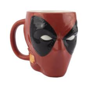 Deadpool Shaped Mug - Unique 3D Mug for Marvel Fans