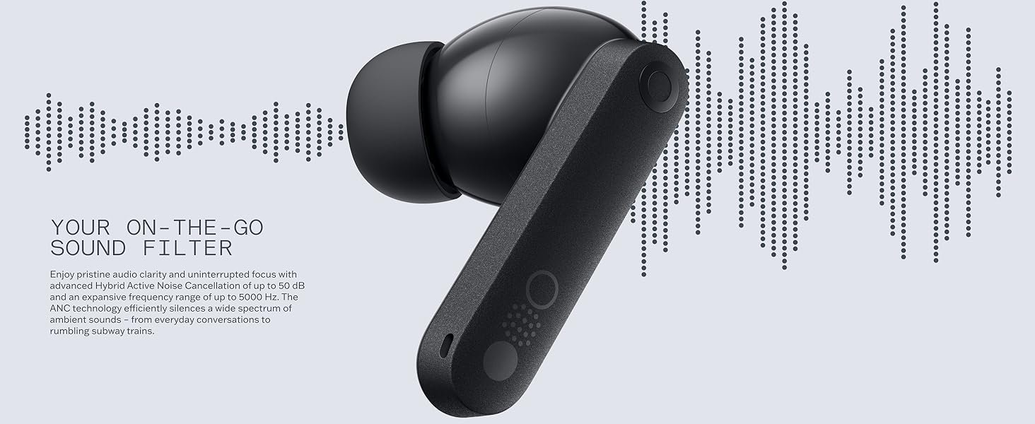 CMF BY NOTHING Buds Pro 2 Wireless Earbuds - ChatGPT Integration, 50dB Hybrid Noise Cancelling, IP55 Waterproof, Orange 15 K