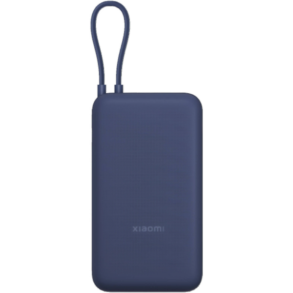 Xiaomi 33W Power Bank 20000mAh – High-Speed Portable Charger with Dual USB-A and USB-C Ports, Compact Design blue