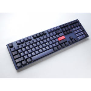 Ducky One 3 TKL Mechanical Keyboard – Cosmic Blue, 80% Layout, Cherry MX Red Switches, US Key Layout