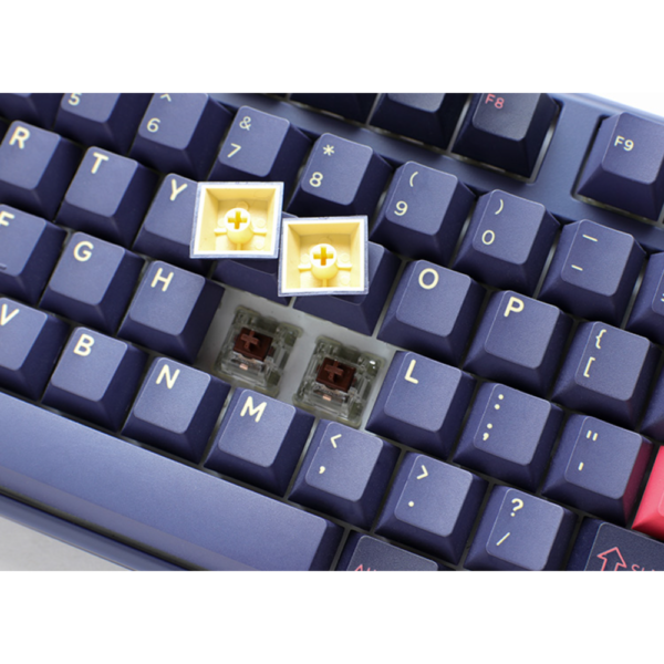 Ducky One 3 TKL Mechanical Keyboard  Cosmic Blue, 80% Layout, Cherry MX Red Switches, US Key Layout - Image 3