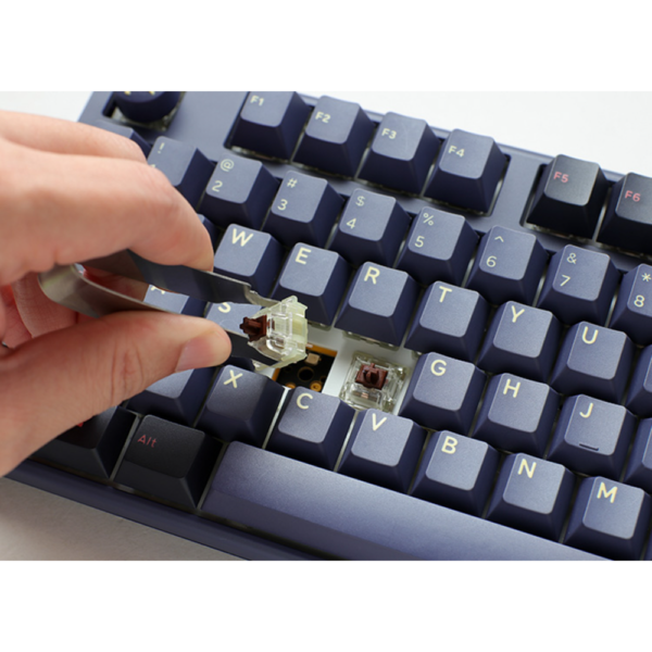 Ducky One 3 TKL Mechanical Keyboard  Cosmic Blue, 80% Layout, Cherry MX Red Switches, US Key Layout - Image 4