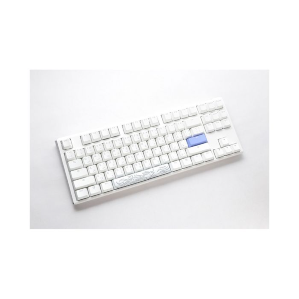 Ducky One 3 TKL Mechanical Keyboard Classic Pure White, 80% Layout, Cherry MX Blue Switches, Arabic Key Layout - Image 5