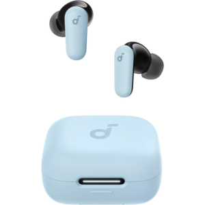 Anker Soundcore R50i NC Noise Cancelling Earbuds with Powerful Bass, 45H Playtime, 2-in-1 Case, IP54, Bluetooth 5.4, Blue