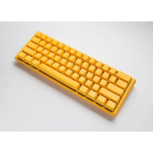 Ducky One 3 Yellow Ducky Mini 60% Mechanical Keyboard, Cherry MX Red Switches, US Layout