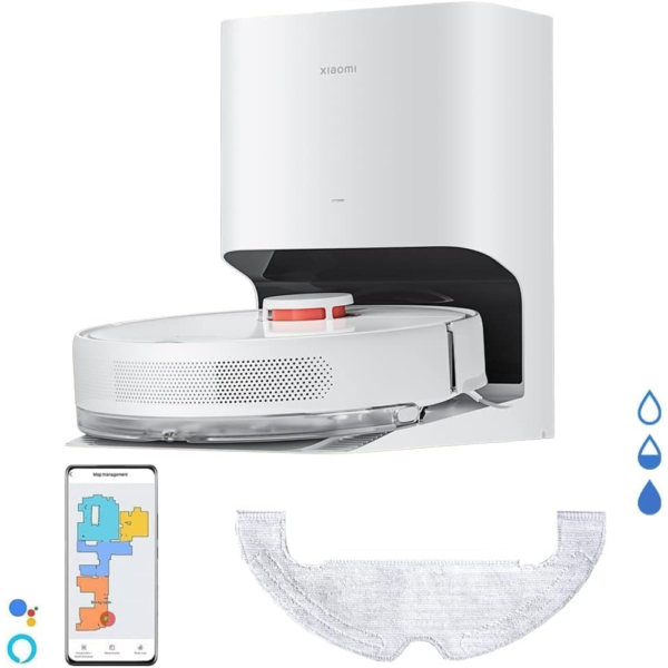 Xiaomi Robot Vacuum X10, 2-in-1 Vacuum & Mop, 4000Pa Powerful Suction, 5200mAh Battery, App Control, White - Image 7