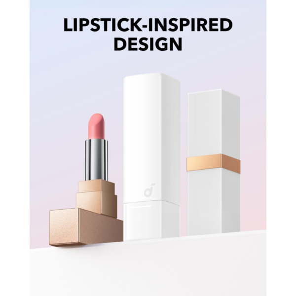 Anker Soundcore A30i Noise Cancelling Earbuds, Stylish Lipstick-Shaped Design, Bluetooth 5.4 Wireless, IP54 Water-Resistant, Clear Sound, White - Image 2