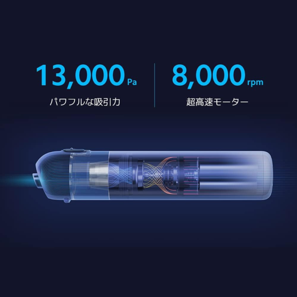 Xiaomi Mi Vacuum Cleaner Mini, Portable, Powerful, Brushless Motor, One-Click Dust Disposal, White - Image 4