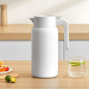 Xiaomi Insulated Kettle 1.8L, Double-Wall Stainless Steel Thermal Kettle, 12-Hour Heat Retention, Safe Cool-Touch Design, BPA-Free, White