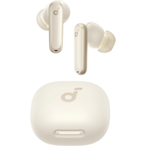 Anker Soundcore P40i Noise Cancelling Wireless Earbuds, Adaptive Noise Cancelling, 60H Playtime, Heavy Bass, 2-in-1 Case and Phone Stand, IPX5, Wireless Charging, Bluetooth 5.3, White