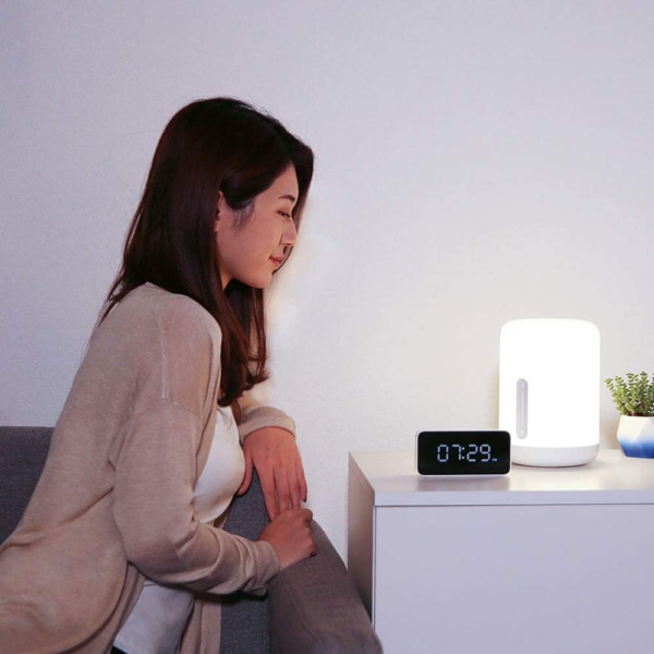 Mi Bedside Lamp 2, Smart Night Light with Voice Control, Large Light Coverage, Bright & Soft, White - Image 4