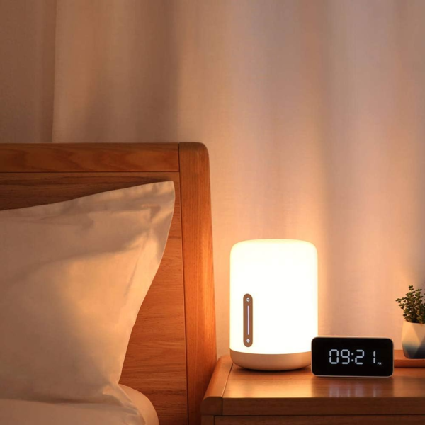 Mi Bedside Lamp 2, Smart Night Light with Voice Control, Large Light Coverage, Bright & Soft, White - Image 3