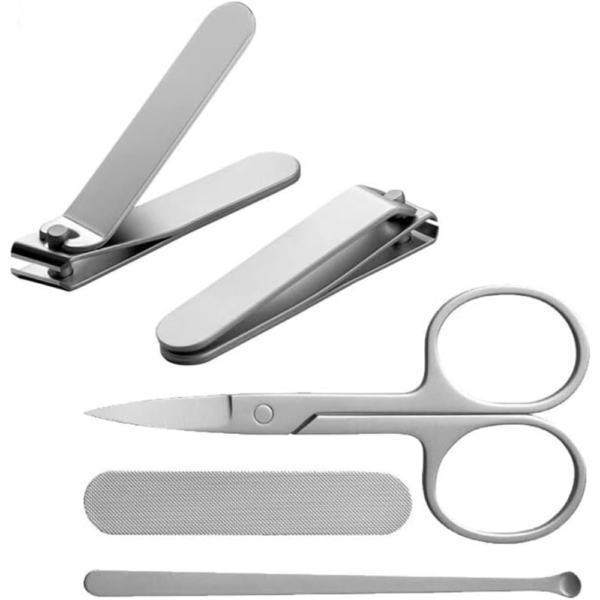 Xiaomi Five-Piece Nail Clippers Set, Stainless Steel Grooming Kit with Ergonomic Handles - Image 7