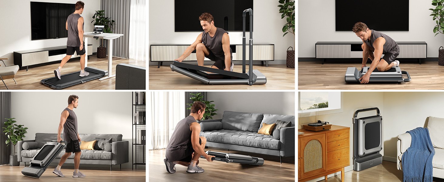 WALKINGPAD R1 Pro Foldable Treadmill 2-in-1 Walking Pad Under Desk Treadmill and Running Treadmill for Home 18 desk treadmill for office under desk