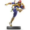 Amiibo Captain Falcon Nintendo Collectible Figure with NFC Functionality for In Game Content Unlocks