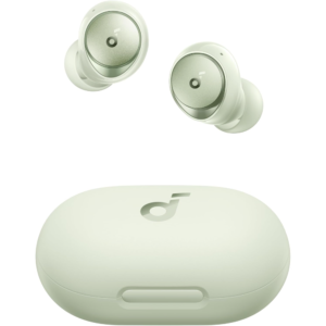 Anker Soundcore Space A40 Active Noise Cancelling Wireless Earbuds – Green Elevate your listening experience with the Anker Soundcore Space A40 Active Noise Cancelling Wireless Earbuds in a sleek green finish. Combining advanced noise cancellation, Hi-Res audio quality, and 50-hour playtime, the A40 earbuds are designed to provide you with exceptional sound and comfort for all-day use. Whether you're commuting, exercising, or working, these earbuds are built to enhance every moment of your day. Key Features: 1. Advanced Noise Cancellation Auto-Adjustable Active Noise Cancelling (ANC): Experience the world fading away with 98% noise reduction, giving you a deep and uninterrupted listening session. Transparency Mode: Stay aware of your surroundings without removing your earbuds—ideal for outdoor activities or commuting. 2. Long-lasting Battery Life 50 Hours of Total Playtime: Enjoy 10 hours of continuous audio and an additional 40 hours from the charging case for a full day's worth of entertainment. Quick Charge: Just 10 minutes of charging provides you with up to 4 hours of playtime, keeping you powered up when you're in a hurry. Wireless Charging: Charge your earbuds effortlessly with any Qi-compatible wireless charger for maximum convenience. 3. Premium Sound Quality Hi-Res Audio Certification: Experience superior sound with 10mm dynamic drivers delivering detailed highs, clear mids, and deep bass. LDAC Technology: Enhanced high-quality audio transmission for rich and immersive listening without compromise. 4. Customizable Sound Soundcore App: Personalize your listening experience with adjustable EQ settings and real-time noise control through the app. HearID: Automatically optimizes sound based on your unique hearing profile for a customized audio experience. 5. Stylish & Comfortable Design Ergonomic Fit: Designed to provide a secure and comfortable fit, allowing you to enjoy music without discomfort for hours. Multiple Ear Tip Sizes: Includes several sizes to ensure a perfect fit and optimal noise isolation. Why Choose Anker Soundcore Space A40? Noise Cancellation Excellence: Block out distractions with adjustable ANC and enjoy focused listening. Extended Battery Life: With up to 50 hours of playtime, your music can last through the longest days. Premium Sound Quality: Hear every detail with Hi-Res audio and LDAC technology for the finest listening experience. Convenient Charging: Keep your earbuds powered up with wireless charging and quick charge capabilities. Unique Green Design: Stand out with a stylish and modern green color that adds a personal touch to your tech. Specifications: Brand: Anker Model: Soundcore Space A40 Color: Green Noise Cancellation: Auto-Adjustable ANC, Transparency Mode Audio Quality: Hi-Res Audio, LDAC, 10mm Drivers Battery Life: 50H (10H earbuds + 40H case) Charging: Wireless and USB-C Fast Charging Connectivity: Bluetooth 5.2 App Features: Customizable EQ, HearID, ANC Control Water Resistance: IPX4 (Splash-proof) Package Includes: Anker Soundcore Space A40 Wireless Earbuds (Green) Wireless Charging Case USB-C Charging Cable Multiple Ear Tip Sizes User Manual