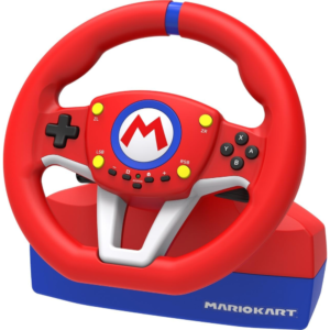 HORI Mario Kart Racing Wheel Pro Mini for Nintendo Switch Officially Licensed, Compact Design, Enhanced Steering Control, Compatible with Joy-Con Controllers