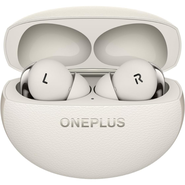 OnePlus Buds Pro 3 Bluetooth TWS in-Ear Buds - Dual Drivers, Dual DACs, Dynaudio EQs, Up to 50dB Adaptive Noise Cancellation, Up to 43Hrs Battery [Lunar Radiance] - Image 4