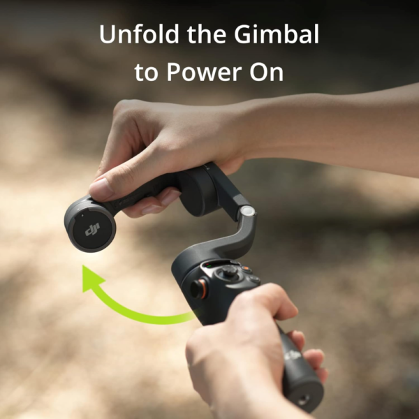 DJI Osmo Mobile 6 Gimbal Stabilizer for Smartphones, 3-Axis Stabilization, Built-In Extension Rod, Object Tracking, Portable & Foldable, Slate Gray - Image 2