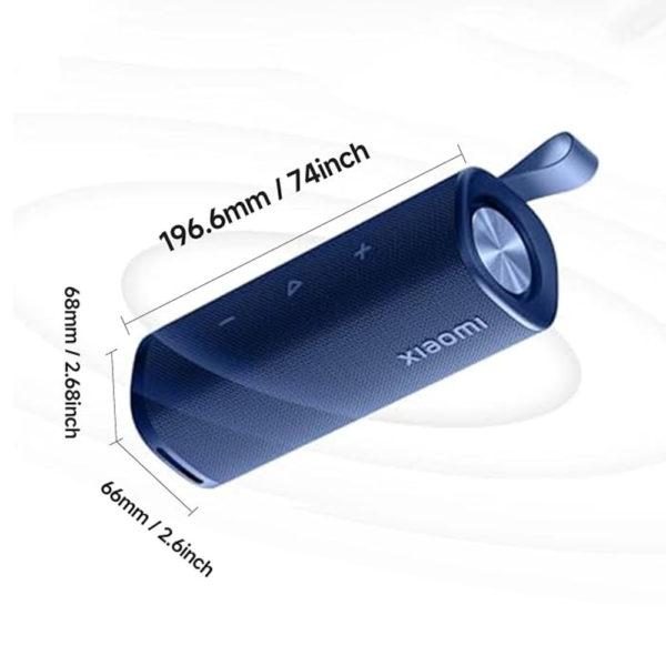 Xiaomi Sound Outdoor Bluetooth Speaker Blue, Powerful Sound, 16H Battery, IP67 Waterproof