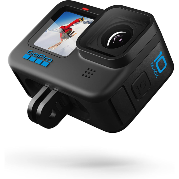GoPro HERO10 Black Waterproof Action Camera, 5.3K Ultra HD Video, 23MP Photos, Front LCD & Touch Back, Stabilization, Live Streaming, Webcam - Image 6