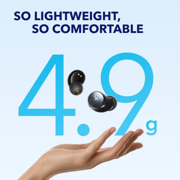 Anker Soundcore Space A40 Active Noise Cancelling Wireless Earbuds, 50H Playtime, Hi-Res Sound, Wireless Charging, Black - Image 6