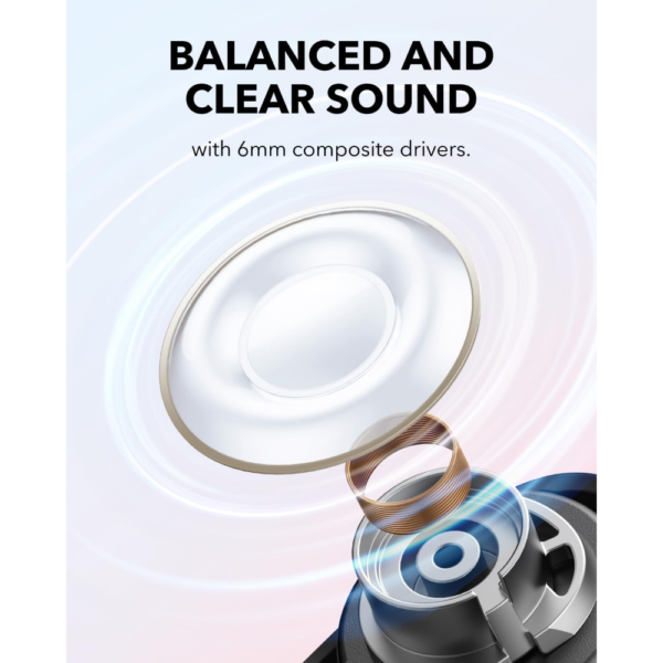 Anker Soundcore A30i Noise Cancelling Earbuds, Stylish Lipstick-Shaped Design, Bluetooth 5.4 Wireless, IP54 Water-Resistant, Clear Sound, Black - Image 4