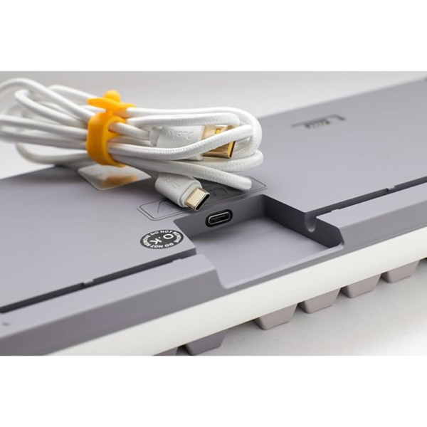 Ducky One 3 TKL Mechanical Keyboard  Mist Grey, 80% Layout, Cherry MX Red Switches, US Key Layout - Image 4