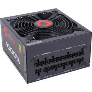 GAMEON SPY2 ATX 1000 WATTS 80 PLUS Gold Value Gaming Power Supply, Black