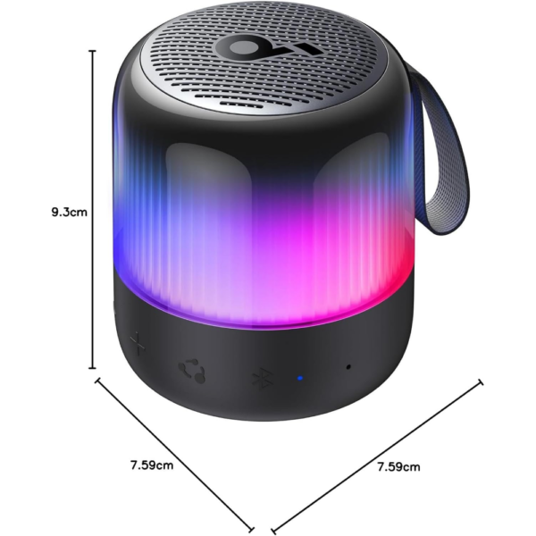 Anker Soundcore Glow Mini Portable Bluetooth Speaker with 360° Sound, Light Show, 12H Battery, IP67 Waterproof, Perfect for Camping & Beach Parties - Image 7