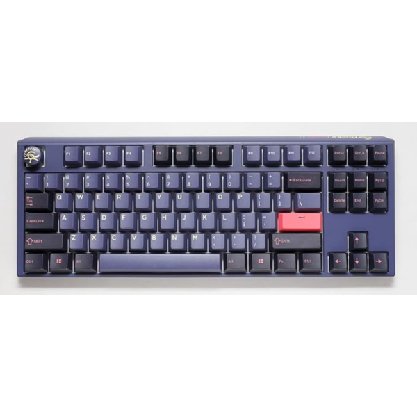 Ducky One 3 TKL Mechanical Keyboard Cosmic Blue, 80% Layout, Cherry MX Red Switches, US Key Layout