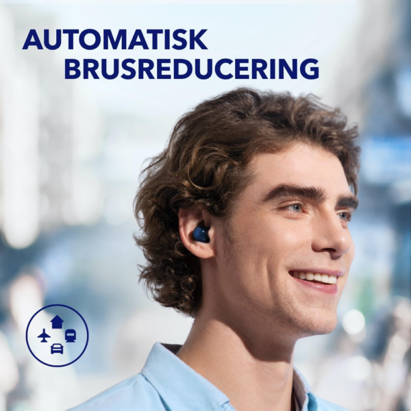 Anker Soundcore Space A40 Active Noise Cancelling Wireless Earbuds, 50H Playtime, Hi-Res Sound, Wireless Charging, Blue - Image 3