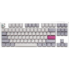 Ducky One 3 TKL Mechanical Keyboard Mist Grey, 80% Layout, Cherry MX Red Switches, US Key Layout