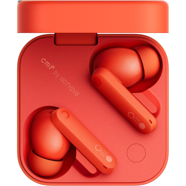 CMF BY NOTHING Buds Pro 2 Wireless Earbuds, ChatGPT Integration, Hi-RES Audio with LDAC, 50dB Hybrid Noise Cancelling, IP55 Waterproof, 43H Battery Life, 6 HD Mics, Orange
