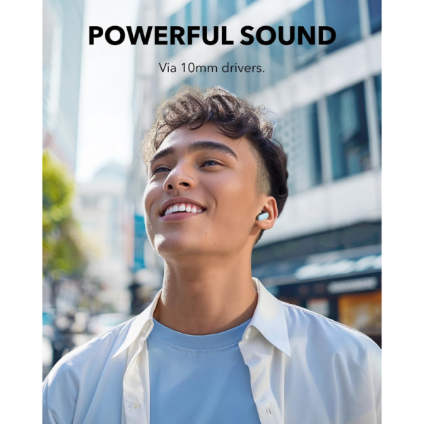 Anker Soundcore R50i NC Noise Cancelling Earbuds with Powerful Bass, 45H Playtime, 2-in-1 Case, IP54, Bluetooth 5.4, Blue - Image 4