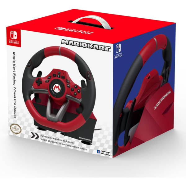 Mario Kart Racing Wheel PRO for Nintendo Switch Officially Licensed, Enhanced Grip, Easy Joy-Con Attachment, Compact Design, Perfect for Mario Kart 8 Deluxe - Image 2