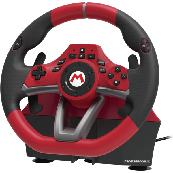 Mario Kart Racing Wheel PRO for Nintendo Switch Officially Licensed, Enhanced Grip, Easy Joy-Con Attachment, Compact Design, Perfect for Mario Kart 8 Deluxe - Image 3