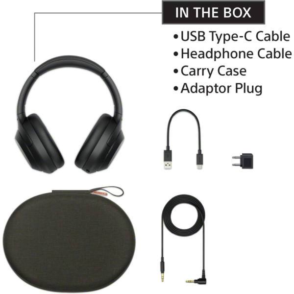 Sony WH-1000XM4 Wireless Noise-Canceling Over-the-Ear Headphones, with Google Assistant, Blue - Image 8