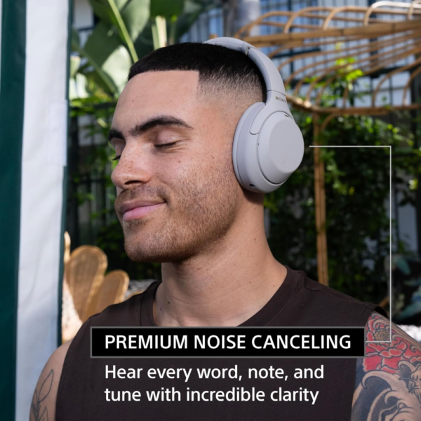 Sony WH-1000XM4 Wireless Noise-Canceling Over-the-Ear Headphones, with Google Assistant, Blue - Image 3
