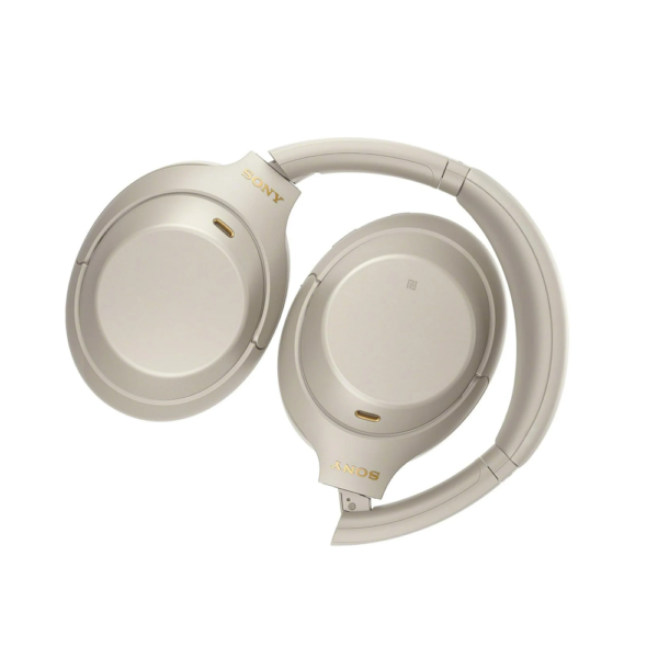 Sony WH-1000XM4 Wireless Noise-Canceling Over-the-Ear Headphones, with Google Assistant, Silver - Image 6