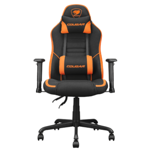 COUGAR CHAIR FUSION BLK Gaming Chair, Ergonomic Design with Adjustable Features, Black