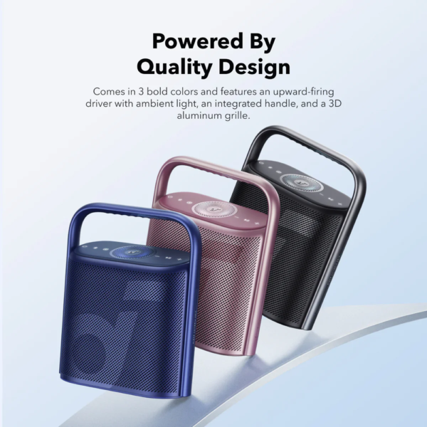 Anker Soundcore Motion X500 Portable Bluetooth Speaker, High-Resolution Wireless Sound, 3 Drivers, Blue - Image 6